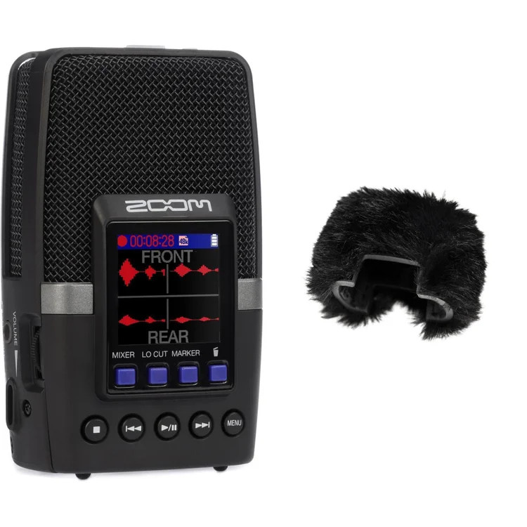 Zoom H2essential Multi-mic Handy Recorder with Windscreen