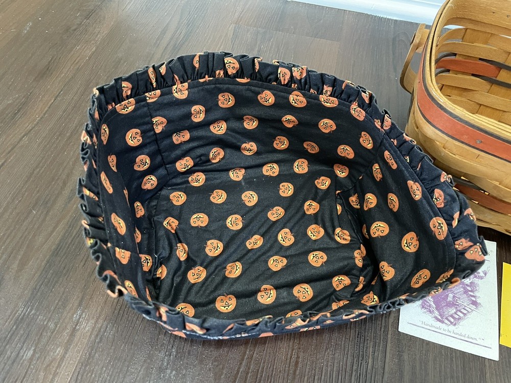 Longaberger 1994 Picnic Basket With Handle Handwoven USA