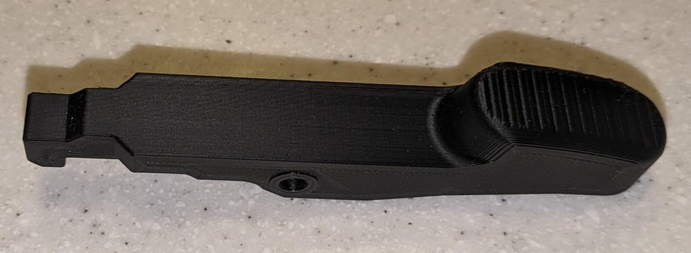 Type C, Clipper Creek Charger J1772 Connector Lever latch replacement 3D printed