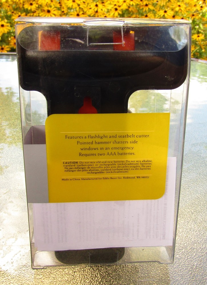 Eddie Bauer Quiick Assist Emergency Exit Hammer UNUSED In Still Sealed Package