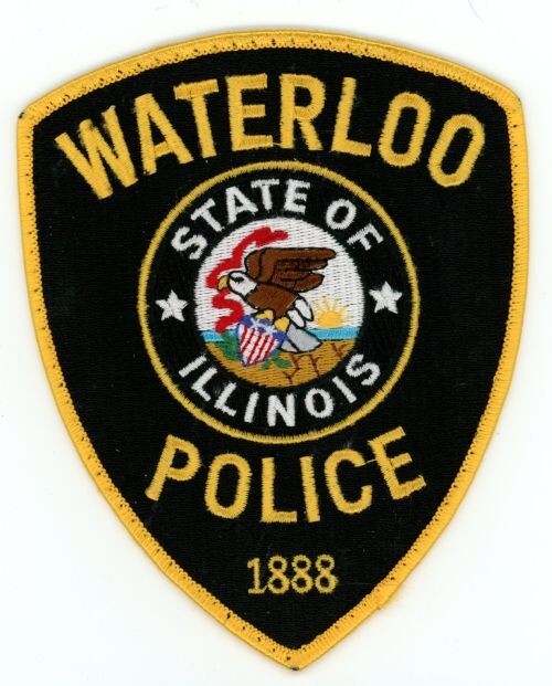 ILLINOIS IL WATERLOO POLICE NICE SHOULDER PATCH SHERIFF