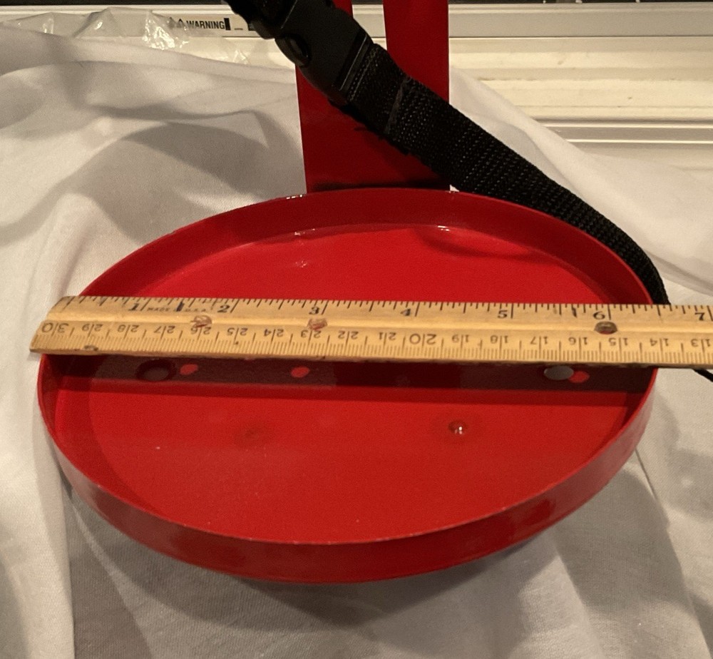 Heavy Duty Fire Extinguisher Mount Wall Bracket 6.5” Diameter & 17” High