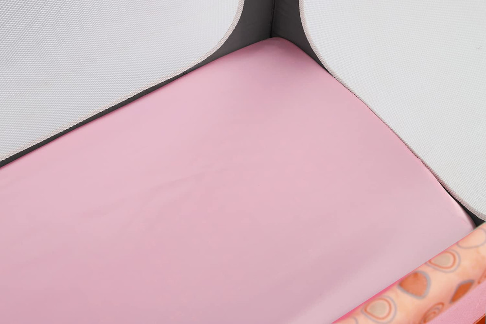 Satin Pack N Play Sheet Set 2 Pack Ultra Soft Silk Fitted Mini Crib Sheets Playa