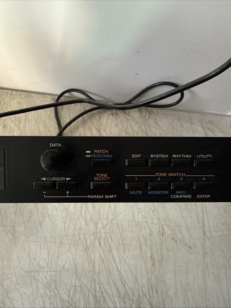 Roland JV-880 Rackmount Synthesizer Digital Multi Timbral MIDI Display Screen