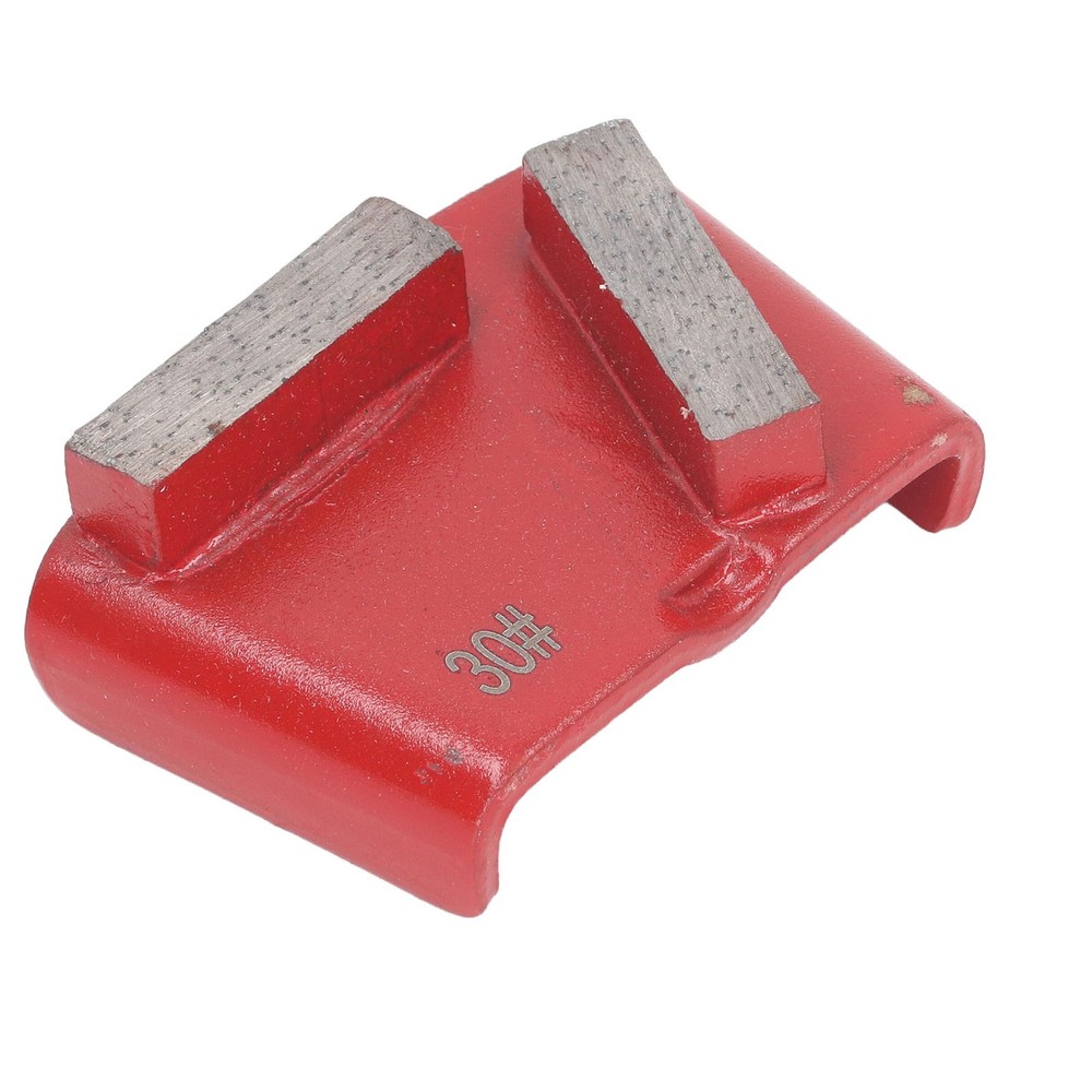 3Pcs Grinding Shoes Red Trapezoid 2 Long Teeth Grinding Tool For