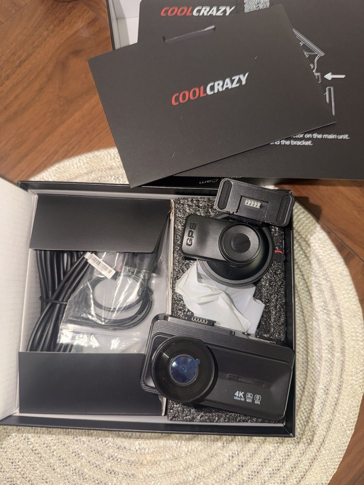 GPS Tracking, Car Camera 4K 5G Wifi, App Control