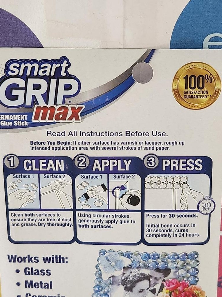 2-Pack,Permanent Glue Stick, Detail and Broad,Max Strength,Cool Stick