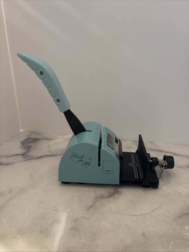 ZUTTER Innovative Products Bind It All Personal Binding System Blue Scrapbook