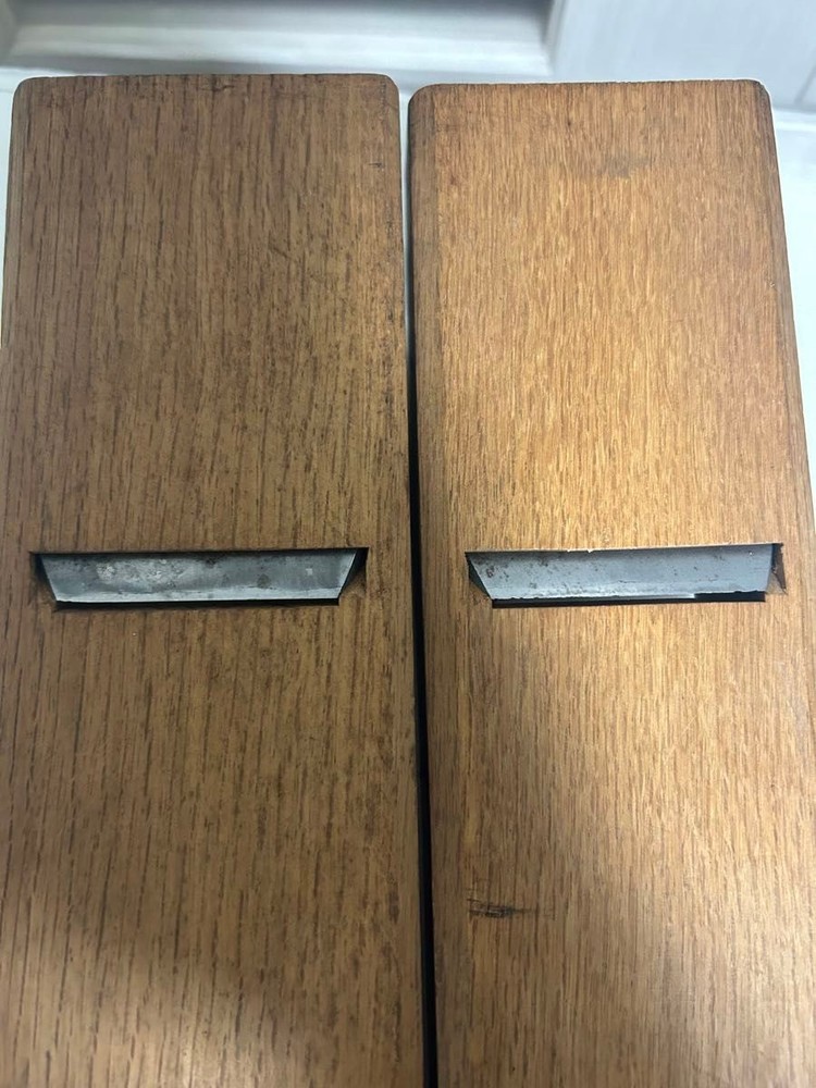 There are small stains and scratches.