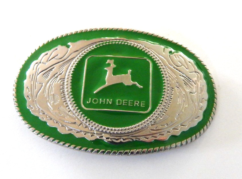 🚜 NEW!! JOHN DEERE Enameled Belt Buckle 🚜