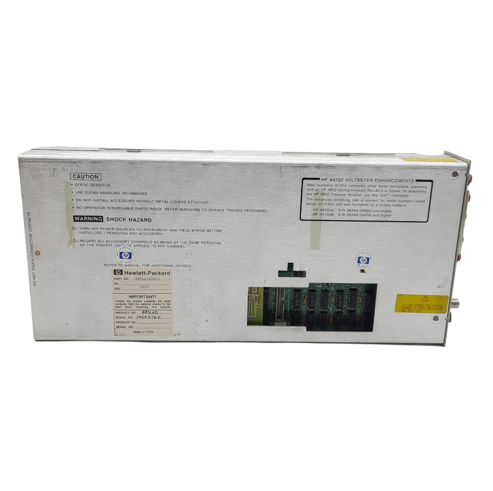 Hewlett Packard / HP 44702B High Speed Voltmeter, 100kHz, 13-Bit, 5V Trigger