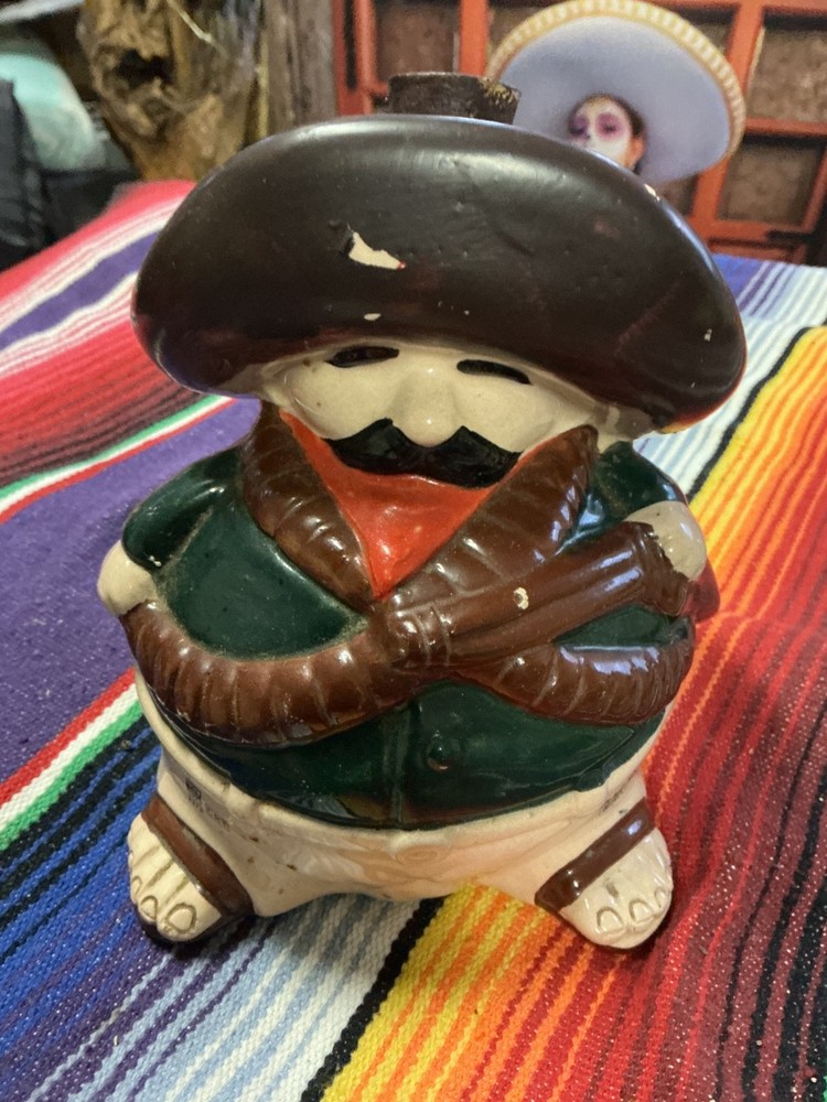 RODO PADILLA “ RARE” sculptured tequila bottle empty” EL CHINGON”