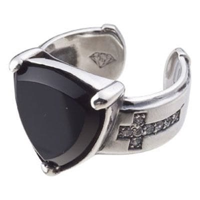 FatimaDesign Saint Cross Delta Ring