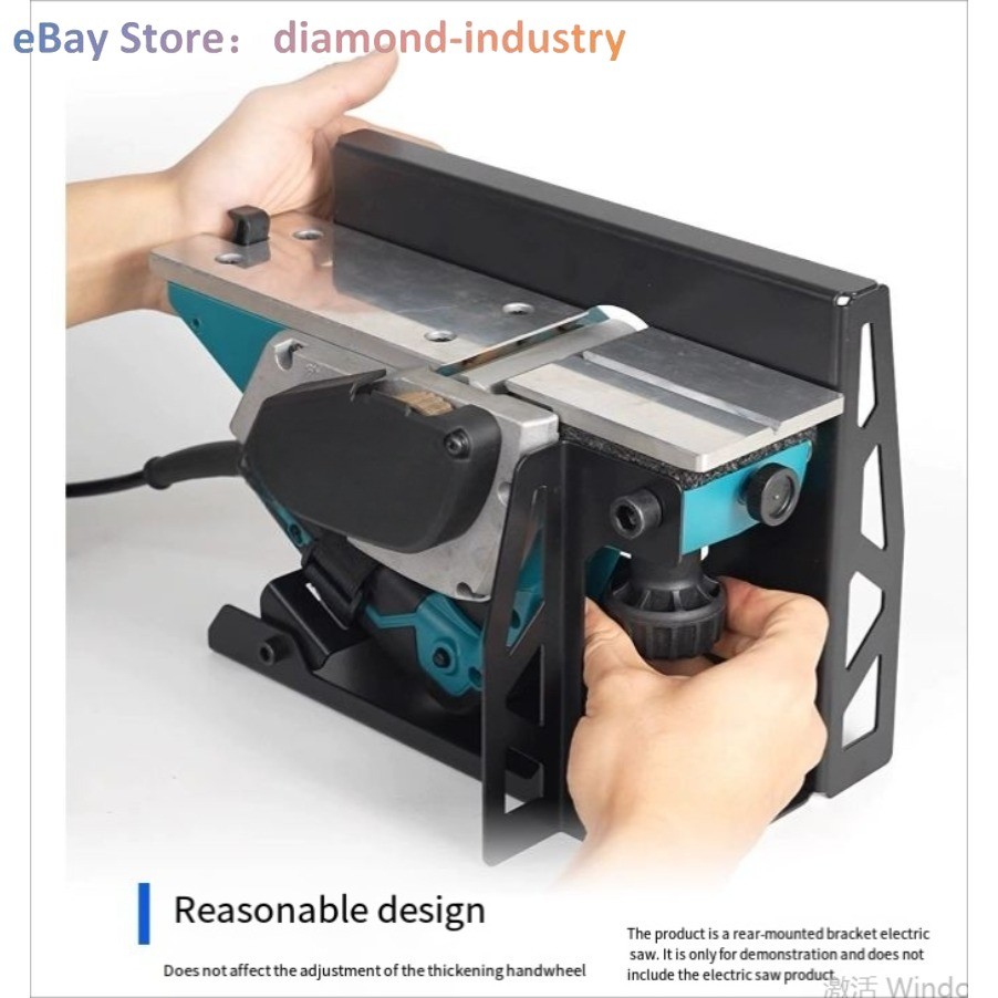 Reversing type planer base inverted base Woodworking planing support component