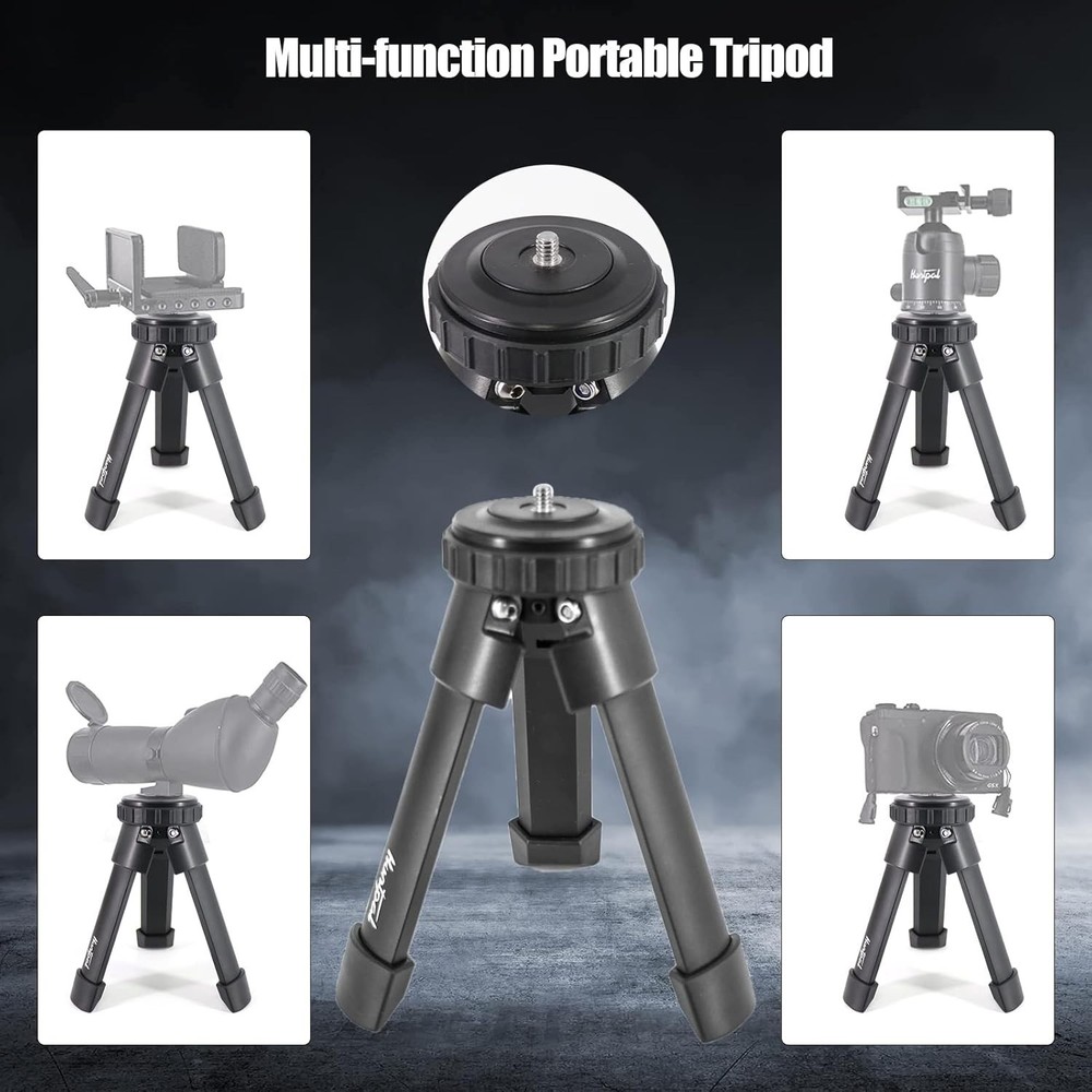 Portable Tripod Rifle Shooting Rest for Table Bench Shooting Range Practice, Adj