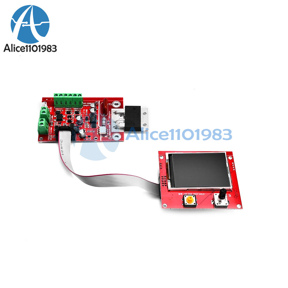 NY-D08 100A Color LCD Spot Welding Machine Control Board Panel Controller Welder