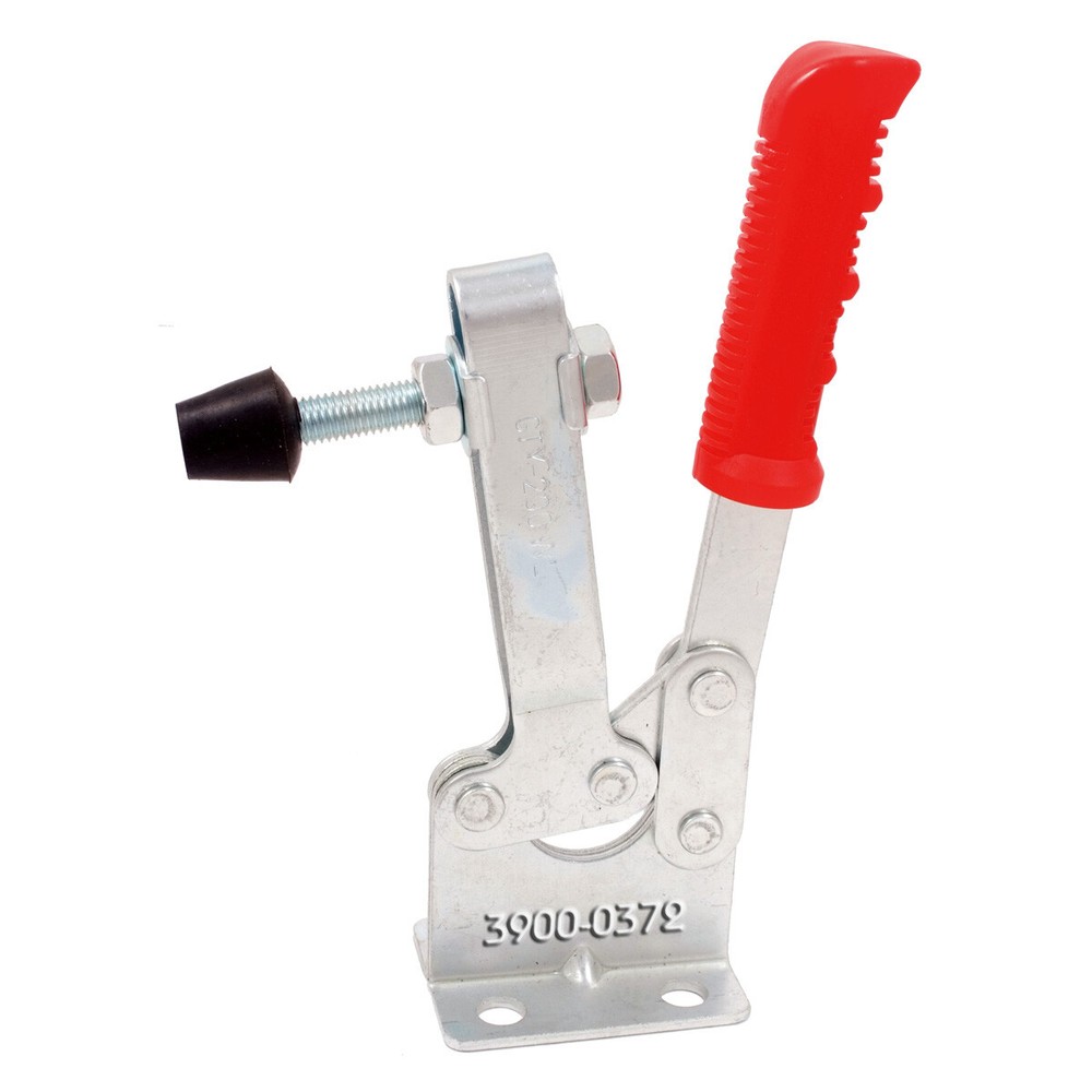 HORIZONTAL LONG SOLID BAR FLANGED BASE TOGGLE CLAMP 880 LBS CAPACITY (3900-0372)