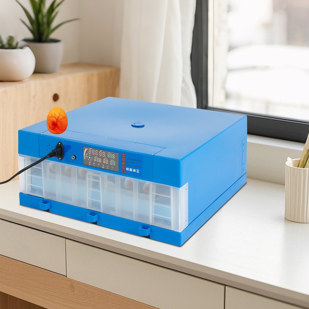 48 egg incubators with fully automatic function and dual power supply 110V