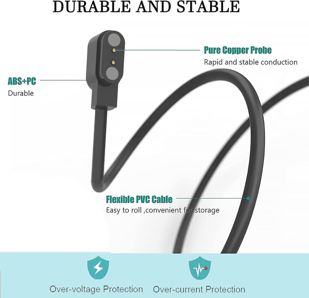 Eco-Friendly Replacement Charging Cable for HidrateSpark PRO & Steel Models