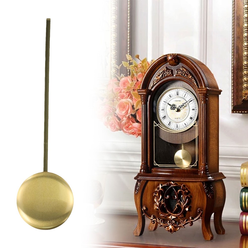 Distinctive gold pendulum accessories to elevate your wall clock design