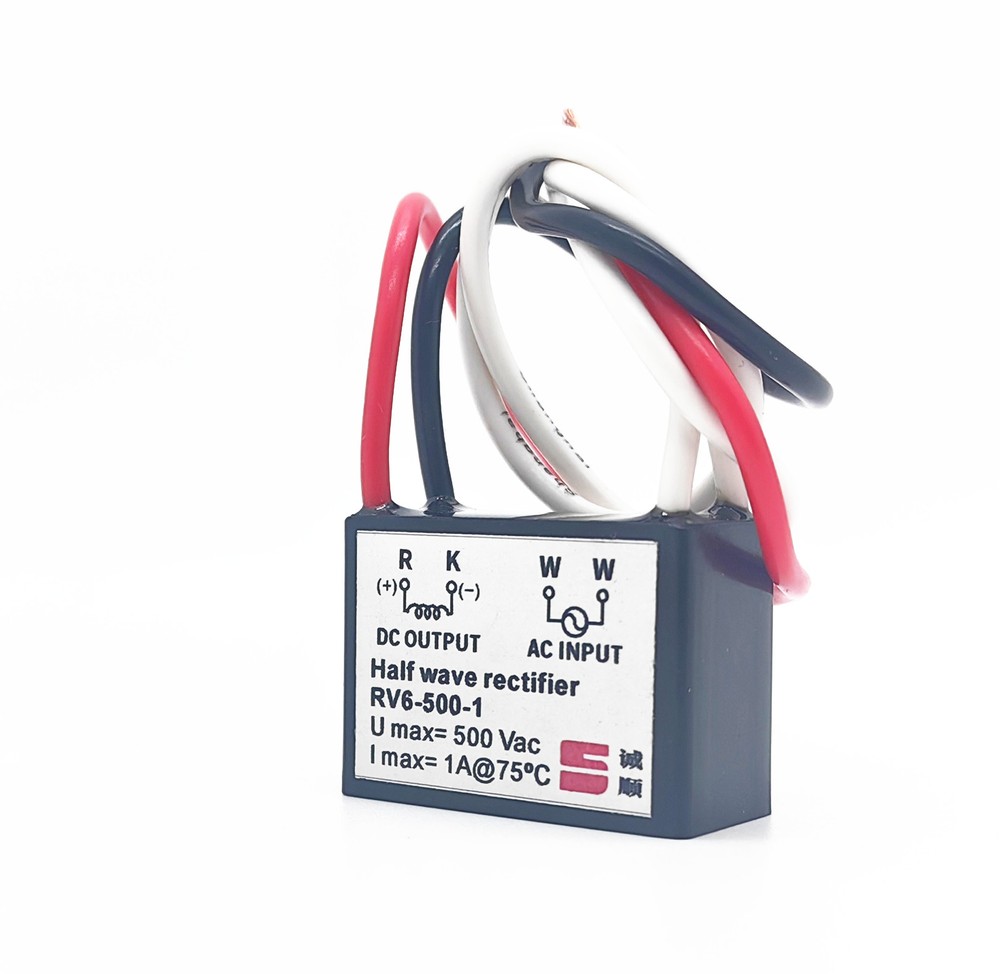 RV6-500-1 Half wave rectifier 500 Vac 1A@75℃ brake rectifier