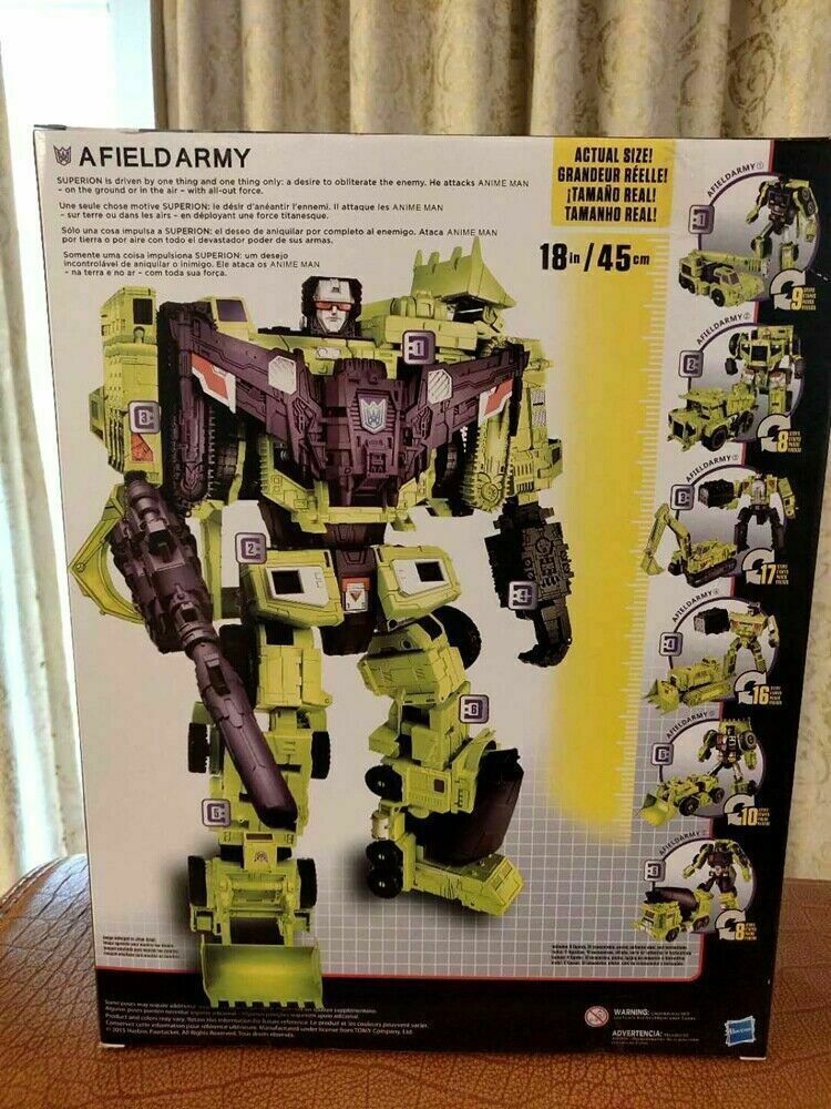 12in For G1 Transformers Robot IDW Devastator Mod Action Figure Toy Set No Box