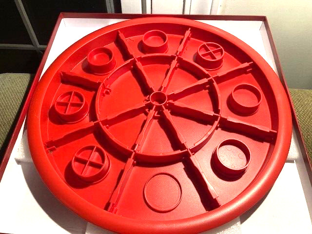 MANDALOGIC MANDALA SYSTEM-LARGE RED INTERLOCKING PIECES-PLASTIC-IN BOX-EDUCATION