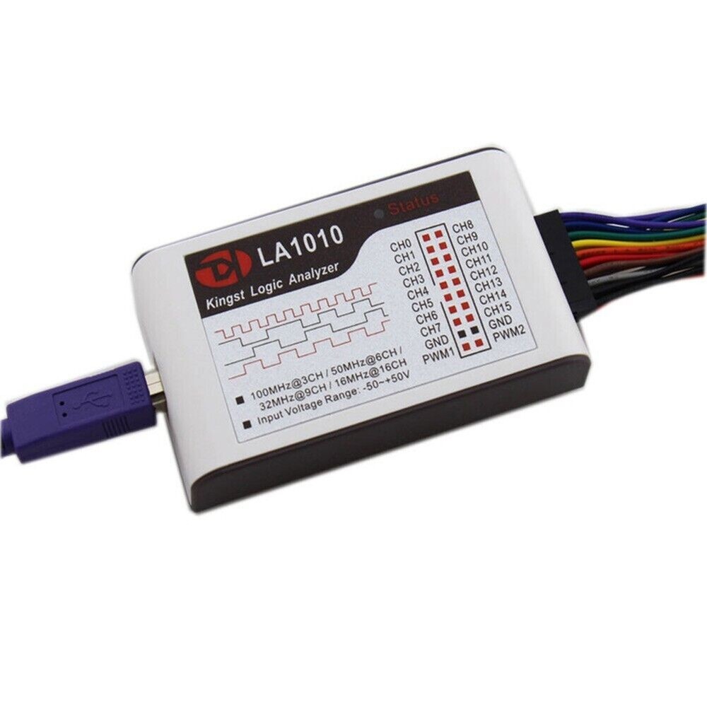LA1010 Logic Analyzer USB2.0 16M 16CH 10G MCU ARM FPGA DSP Debugging Tools