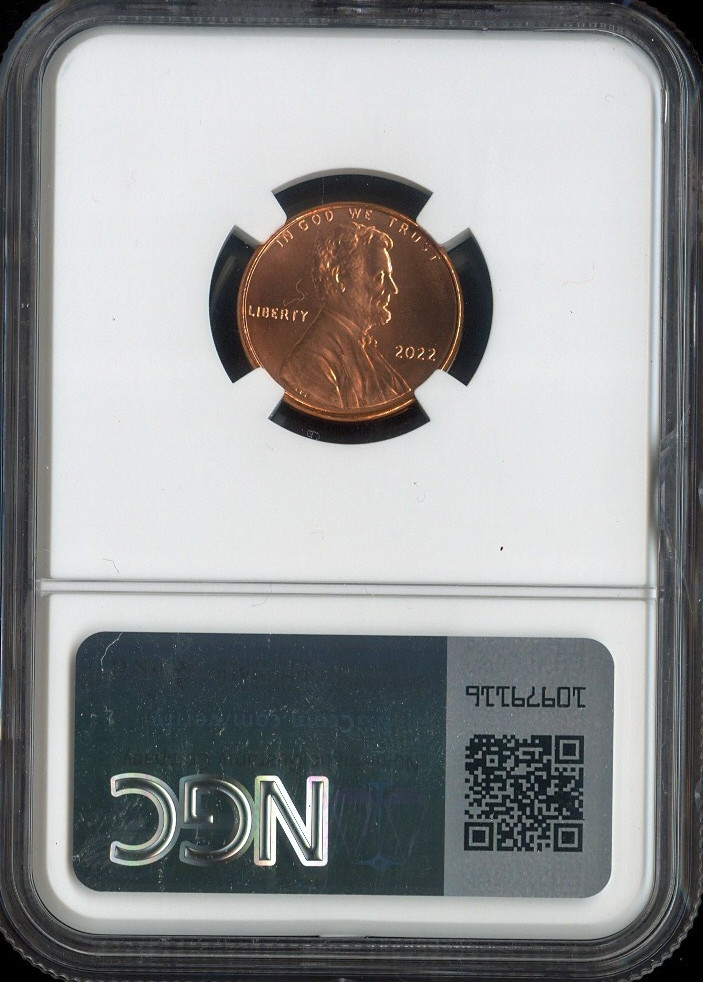 2022 Lincoln Cent NGC MS68 RD Quality