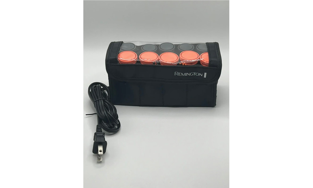 NEW Remington Compact Hot Rollers Soft Travel Case 10 Rollers 2 Sizes