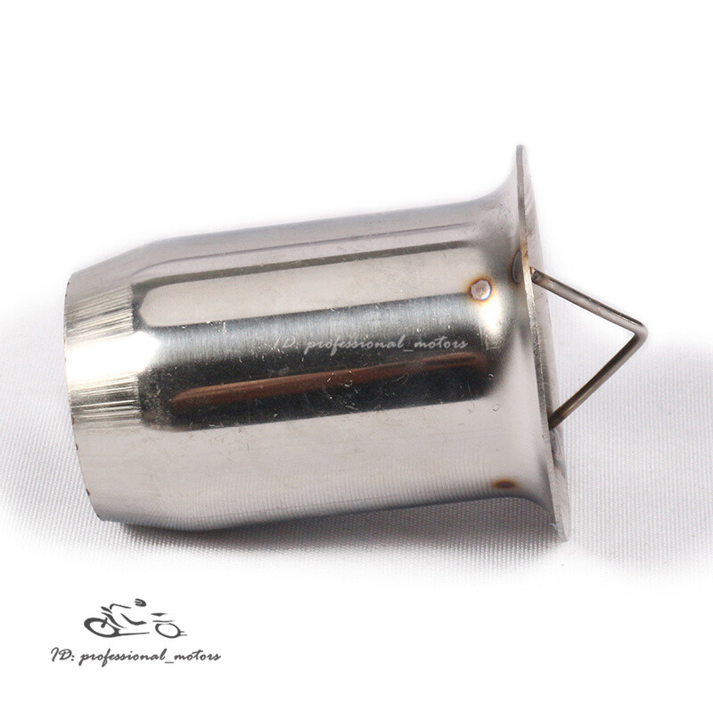 60mm Universal Exhaust Baffle Muffler DB Killer Insert Link Pipe Silencer 2.36"