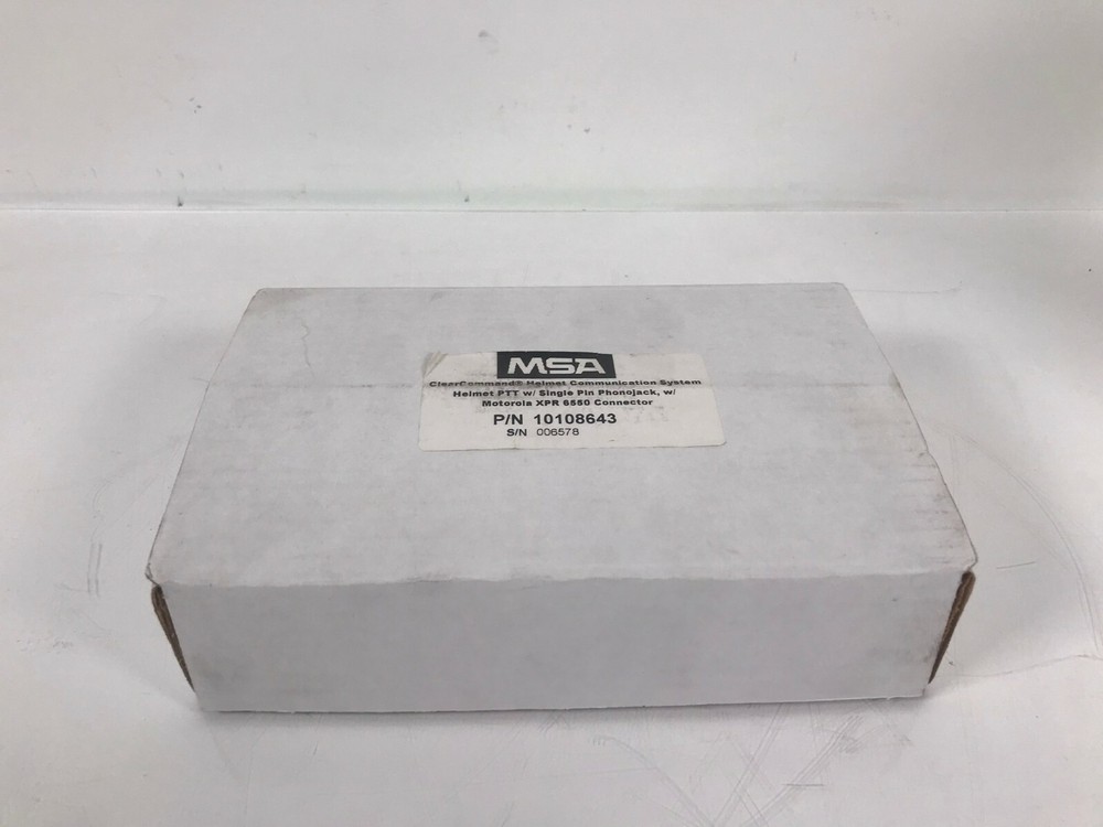 NEW MSA 10042903 ClearCommand HCS Helmet Communications System Lapel Microphone