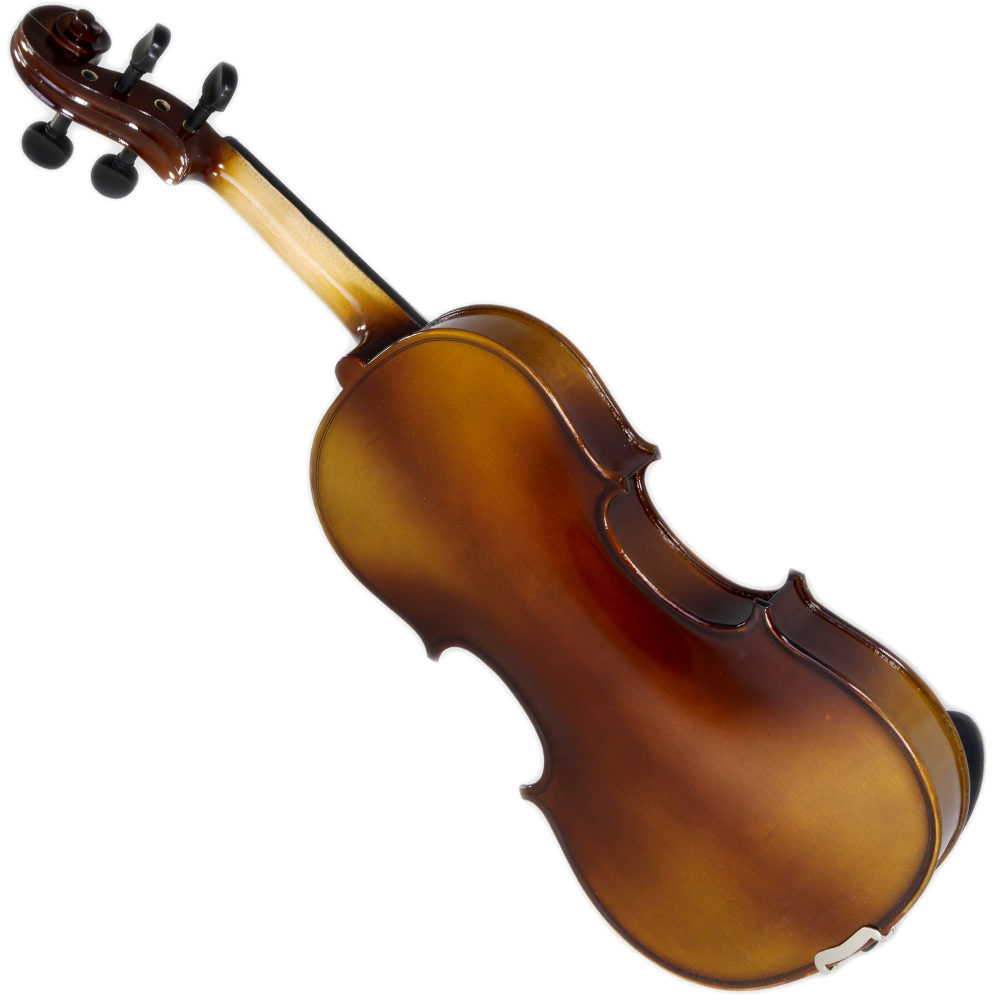 Solid Wood Violin 1/10 Size Violin with Rosin Lightweight Case + Bow