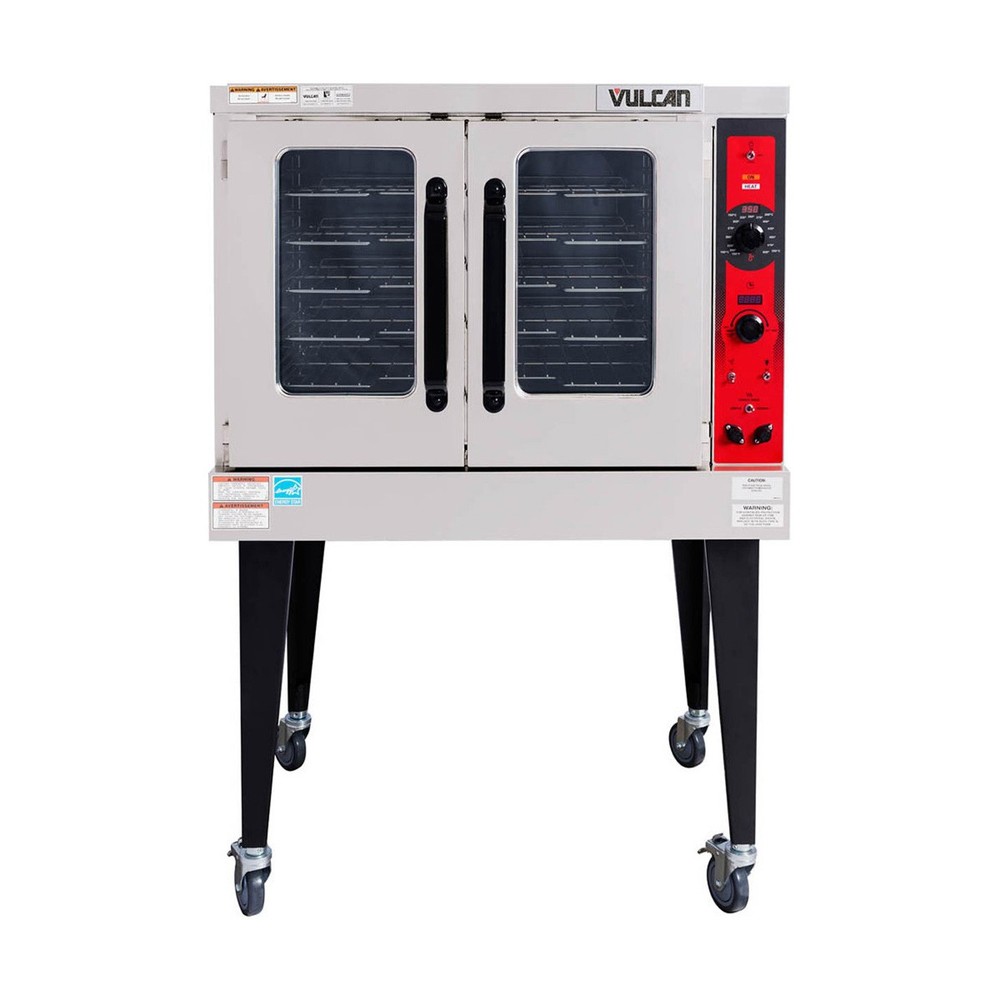Vulcan VC5ED Full Size Electric Convection Oven with Single Deck, Solid State...