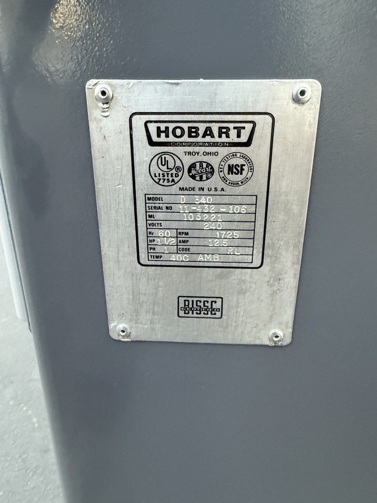 Hobart D340 40 Quart Mixer Rebuild