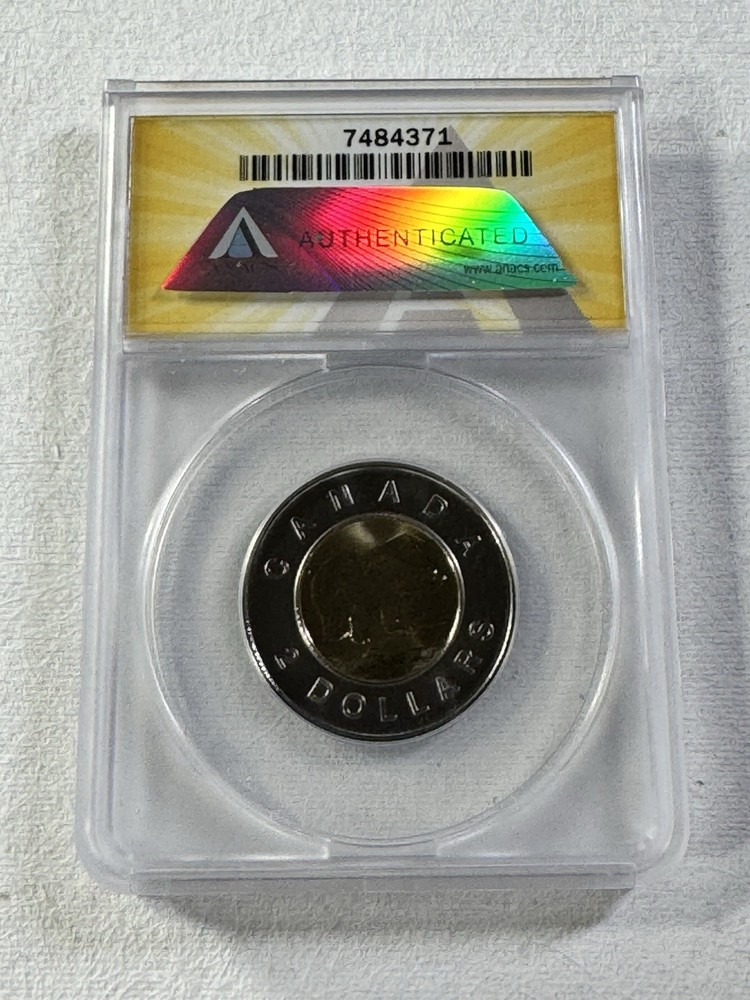 2001 Canada $2 Toonie Graded MS 68 by ANACS
