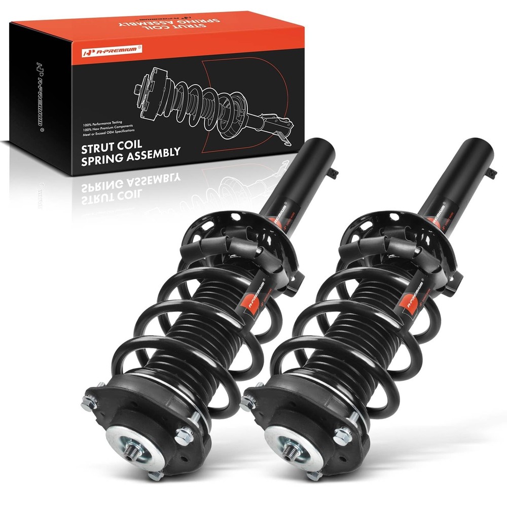 Front Struts for GTI 2010-2014 2x Complete Strut Assembly with Coil Spring