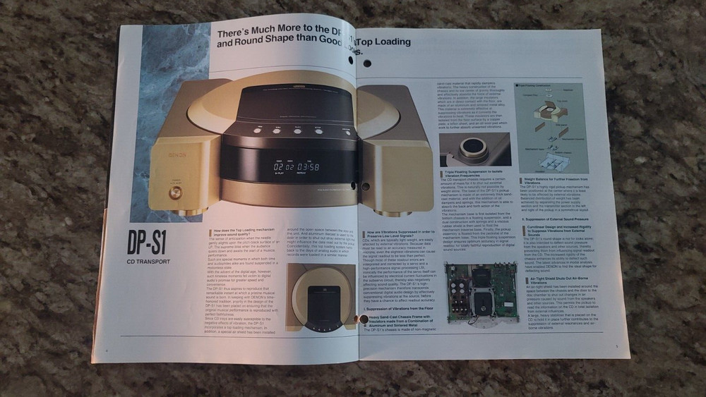 Original 1991 Store Flyer for Denon CD Players