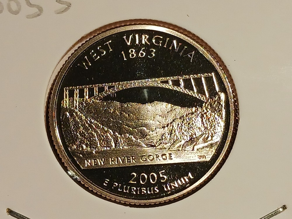 2005-S West Virginia  State proof Quarter