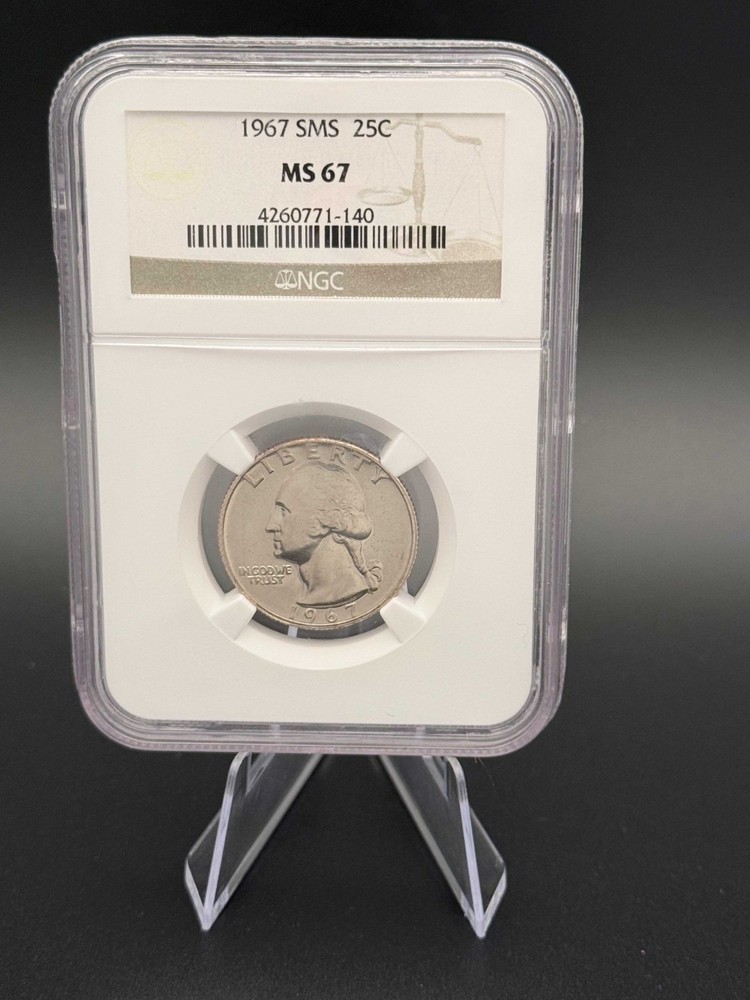 1967 25C SMS NCG MS67