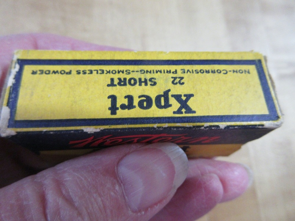 Empty Ammo Box Western Xper 22 SHORT W18 #17