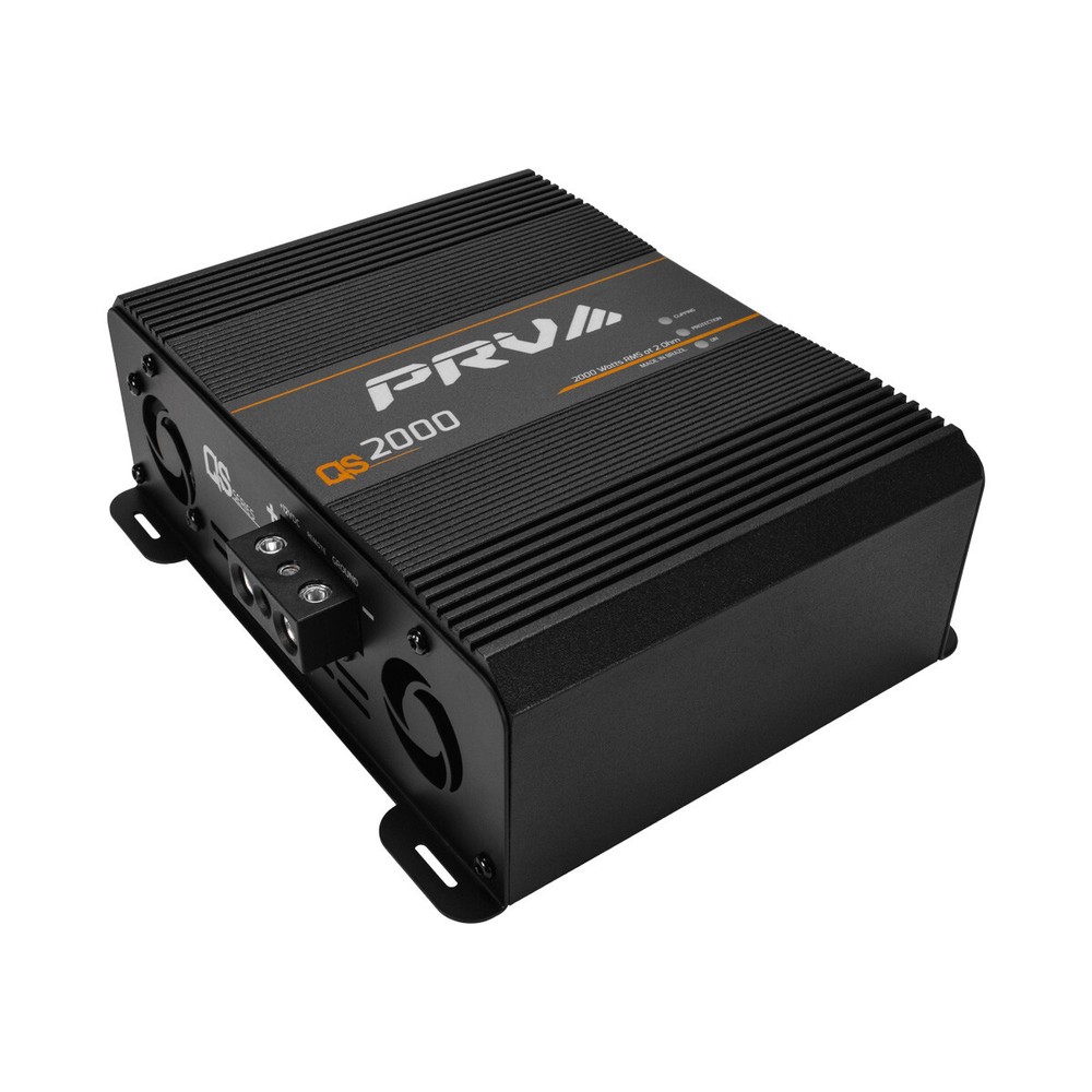 PRV Audio QS2000 2 Ohms Full Range Digital Car Amplifier 2000 Watts Compact 2k
