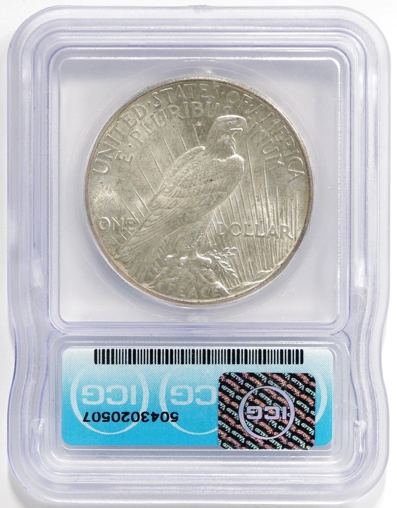 1926 (P) Peace Dollar ICG MS-65