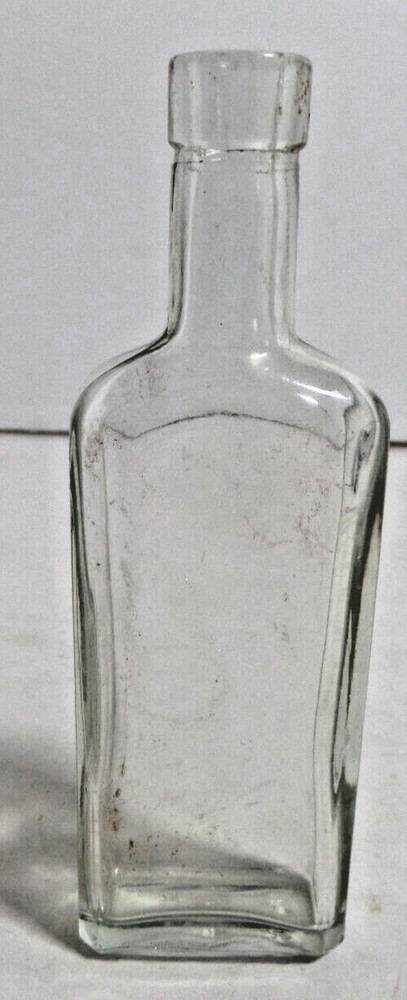 Medicine bottle unmarked bottle antique EMPTY