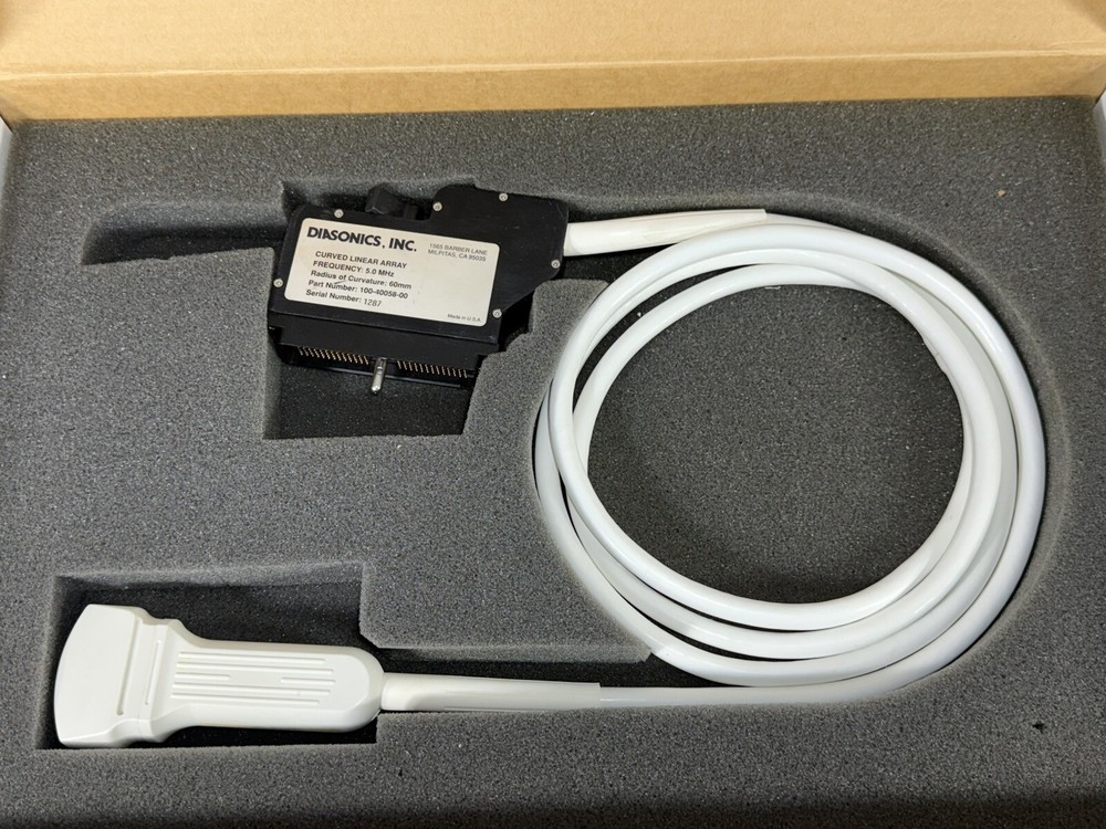 DIASONICS 5.0 MHz Curved Linear Array ~ 100-40058-00