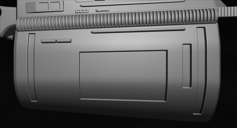 Predator Gauntlet Forearm Right, two versions - File STL-OBJ for 3D printing -