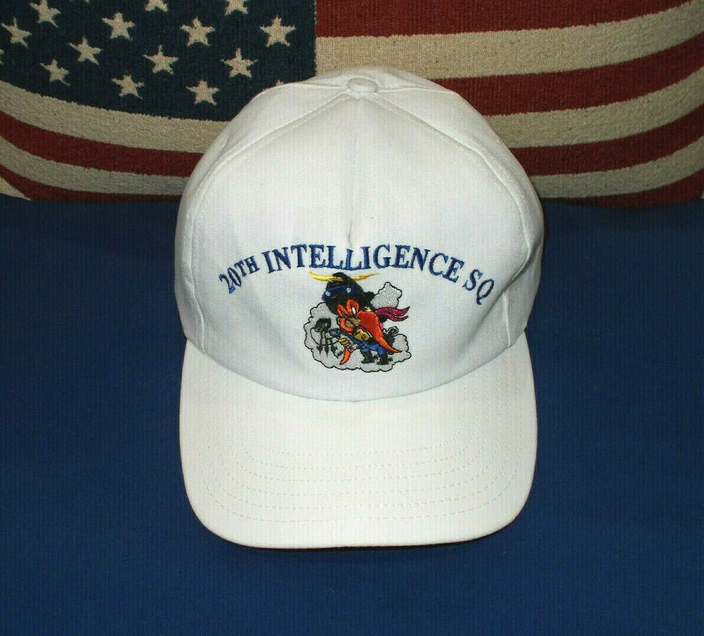 USAF AF 20TH INTELLIGENCE INTEL SQUADRON OFFUTT YOSEMITE SAM ADJUSTABLE CAP HAT