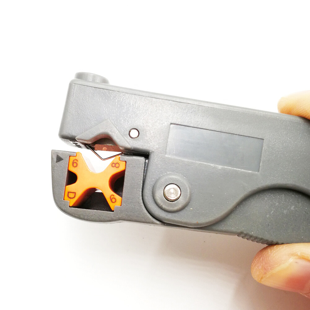 2 Pack Rotary Coaxial Cable Stripping Tool Two Blade Coax Wire Cutter Stripper