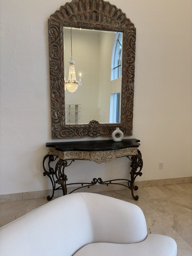 Wall Mirror 80 By 54”. Ornate Frame