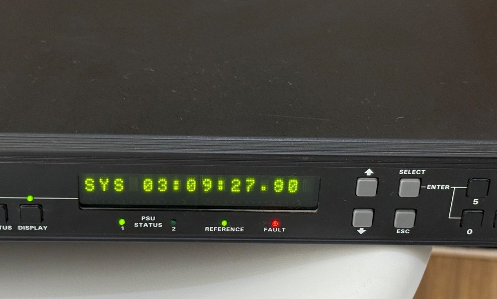 Evertz 5600MSC Master Clock/SPG Broadcast Quality Master Sync & Clock Generator